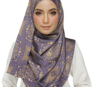 Gold Pattern Hijab