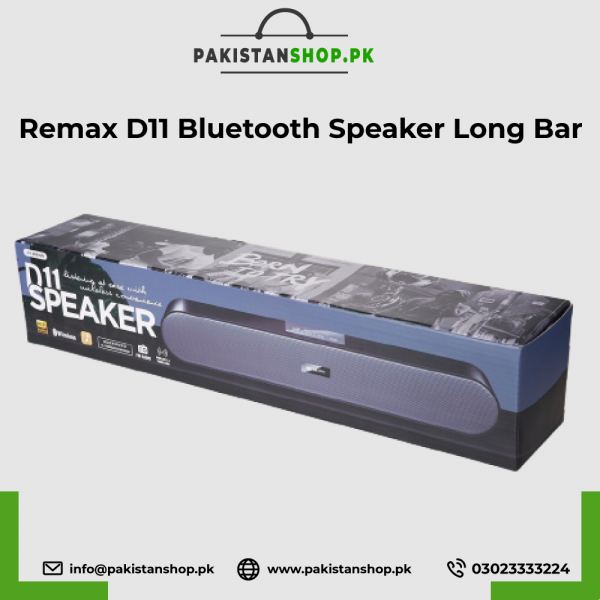 Remax D11 Bluetooth Speaker Long Bar