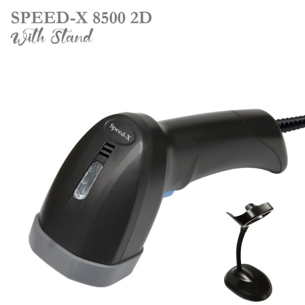 SPEED-X 8500 2D WIRE CMOS HANDHELD BARCODE SCANNER