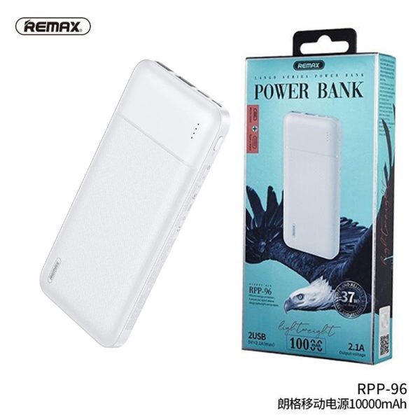 REMAX 10000Mah Power Bank RPP-96 White