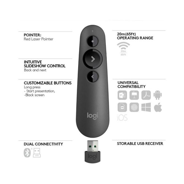 Logitech-R500-Remote features