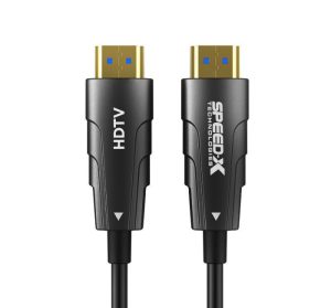 SPEED-X FIBER HDMI CABLE 2.02.1 AOC(ACTIVE OPTICAL CABLE) SUPPORT 4K 8K UHD 20M